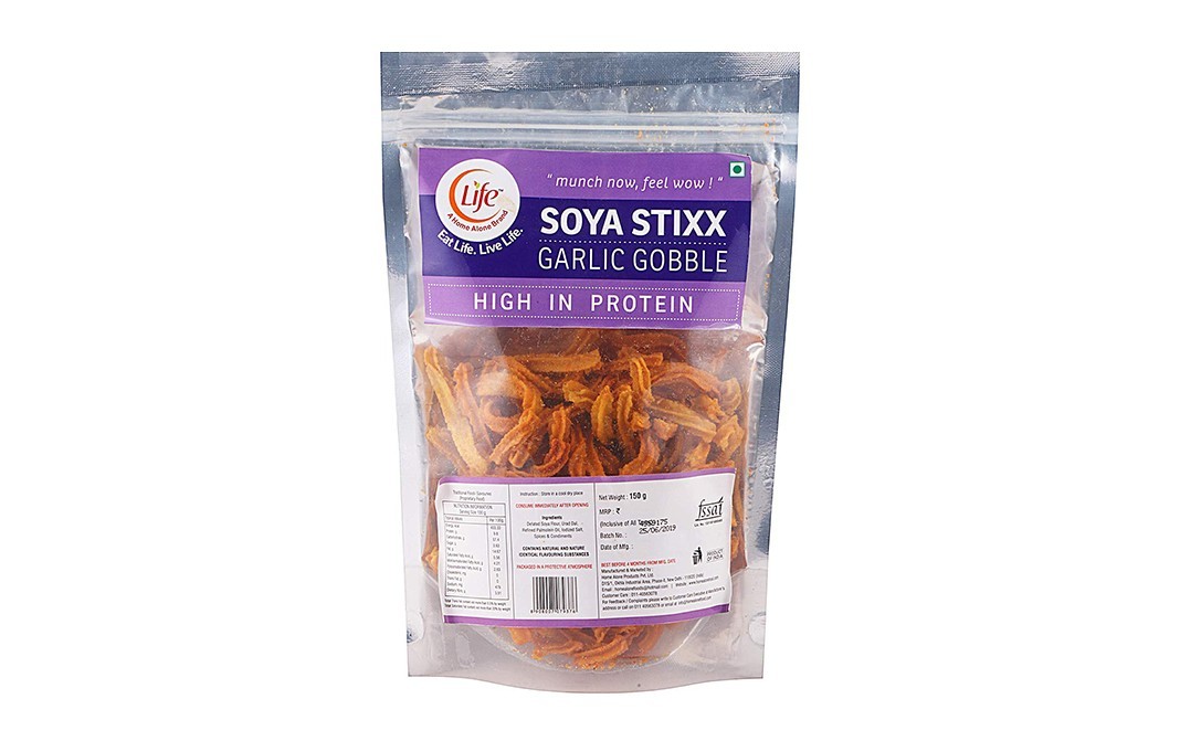 Life Soya Stixx Garlic Gobble High In Protein   Pack  150 grams